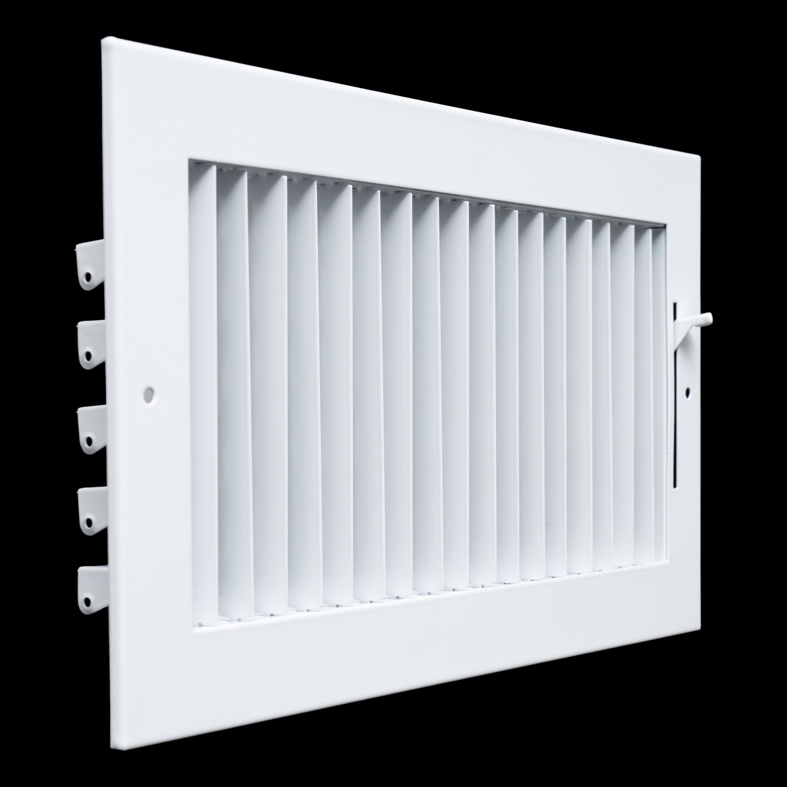 Handua white finish vent grate complements modern interiors