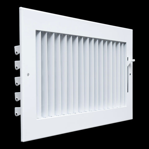 Handua white finish vent grate complements modern interiors