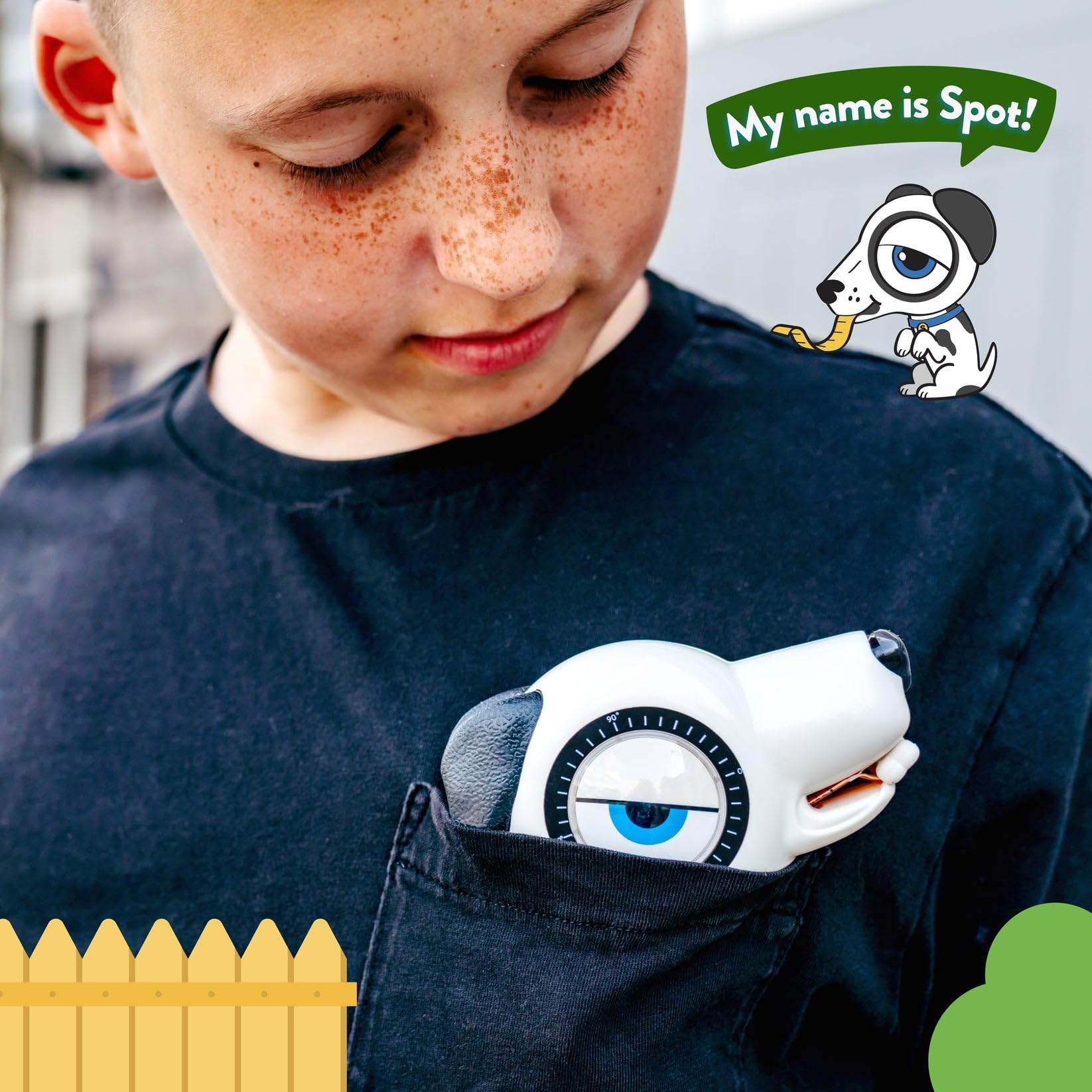 Handy Famm Spot the Dog retractable tape enables real-world measurement use