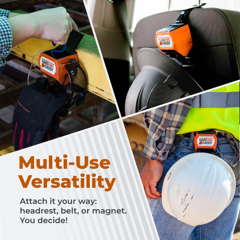 Hangen Hard Hat Caddy durable glove clip and storage for PPE.