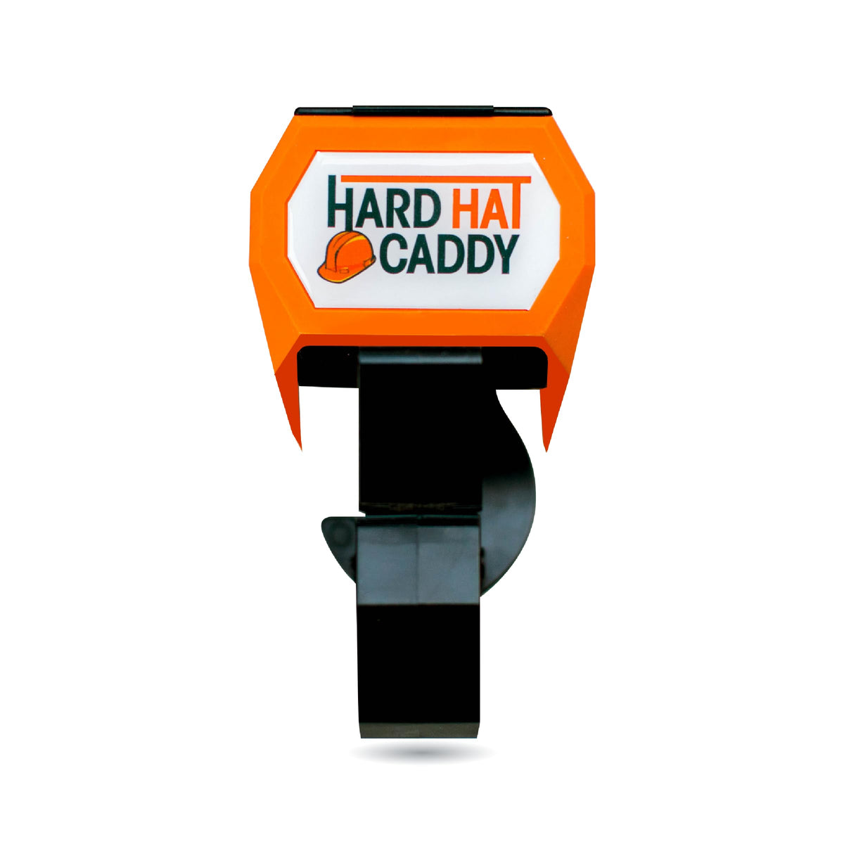 Hangen Hard Hat Caddy with magnetic backing secures PPE on metal lockers.