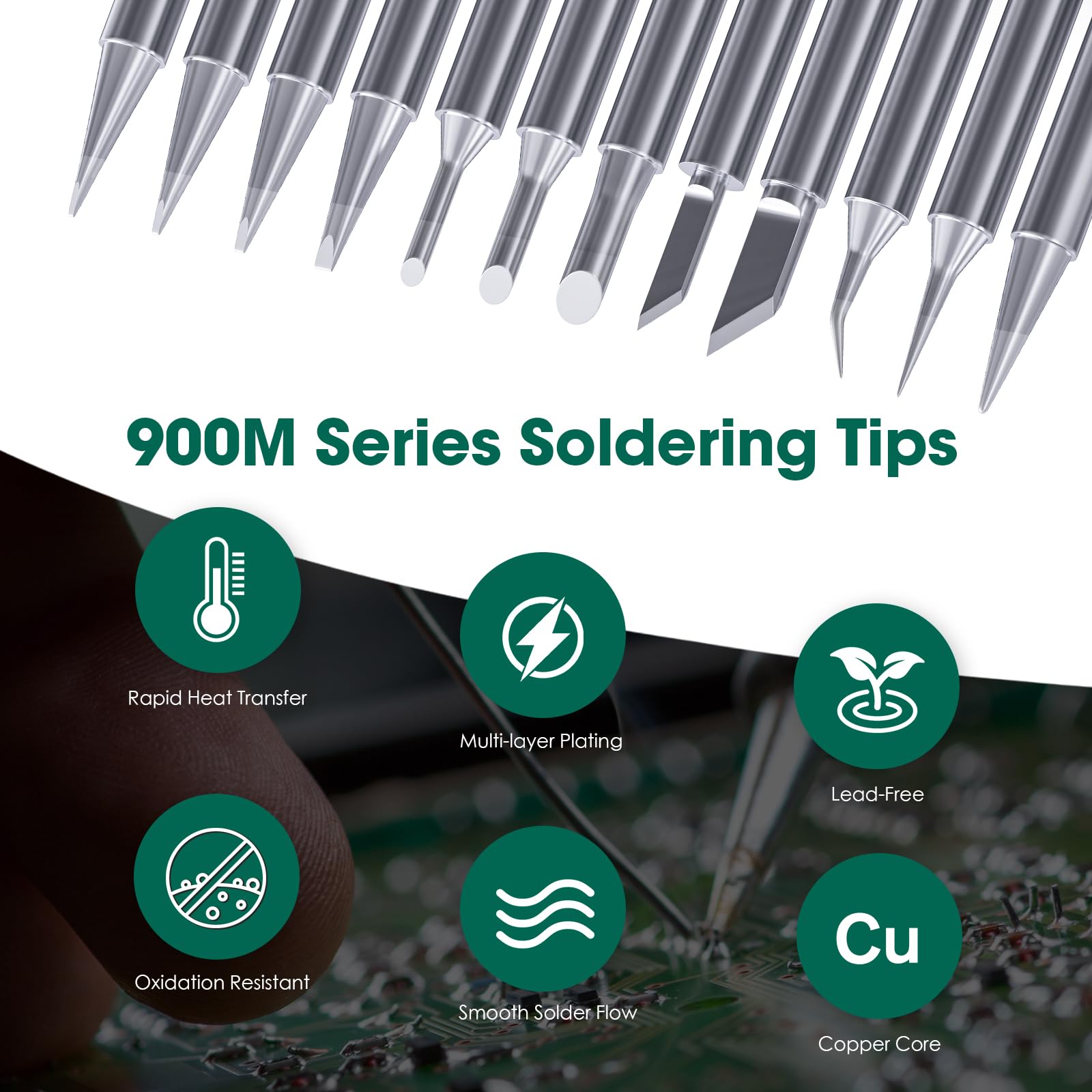 Hanglife 900M tips knife set enables fast, clean solder lines