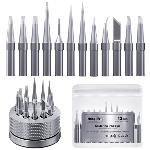 Hanglife ET tips collection: compatible tools for precise, reliable soldering across Weller ET-series.