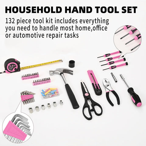 HANGYING compact tool box open for easy access to essentials