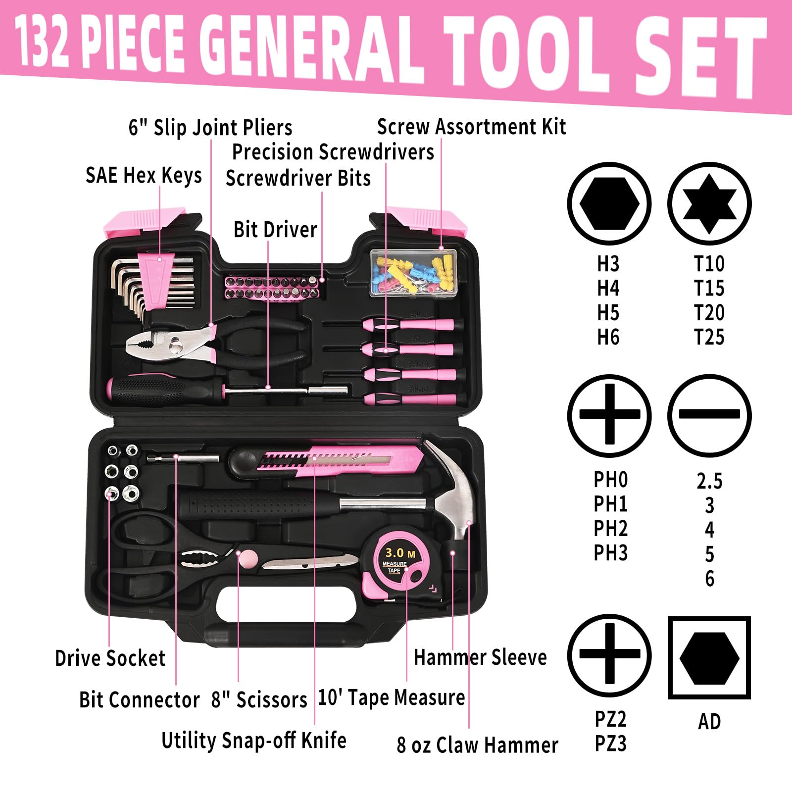 HANGYING hammer and tools inside the case for reliable everyday use