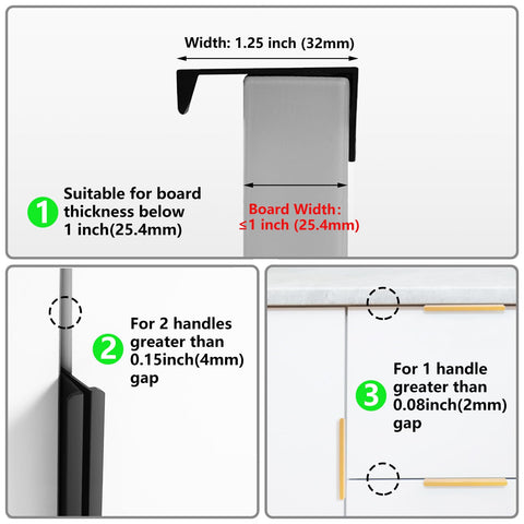 HANIHUA 128mm center-to-center size fits cabinets, drawers, wardrobes.
