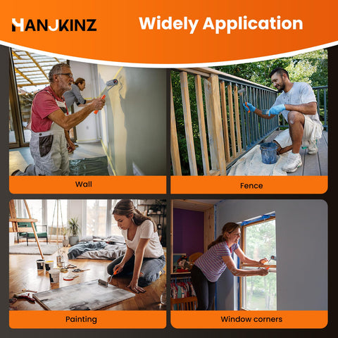 HANJKINZ sturdy 4-inch roller frame close-up providing stable control