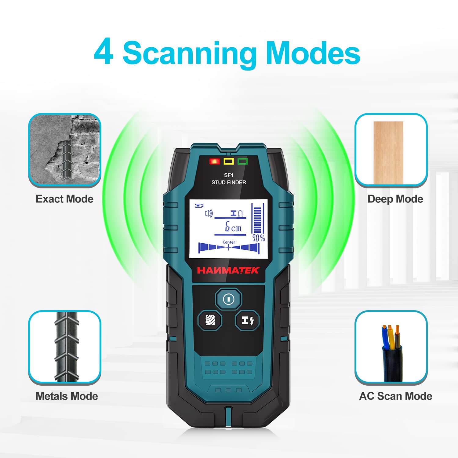 HANMATEK auto-calibration indicator simplifies setup with clean results.