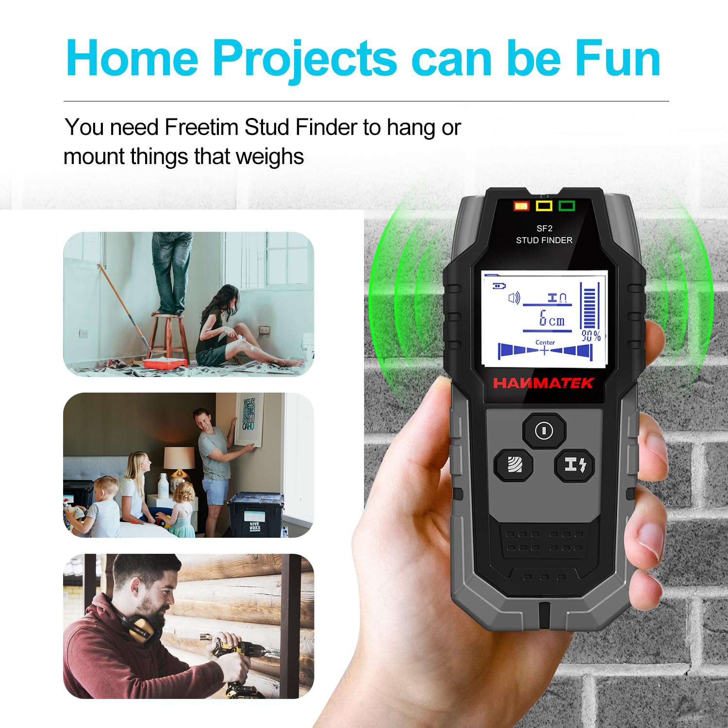 HANMATEK ergonomic grip design supports comfortable scanning.