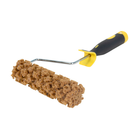 Hanroy sponge roller creates decorative wall patterns for home decor.