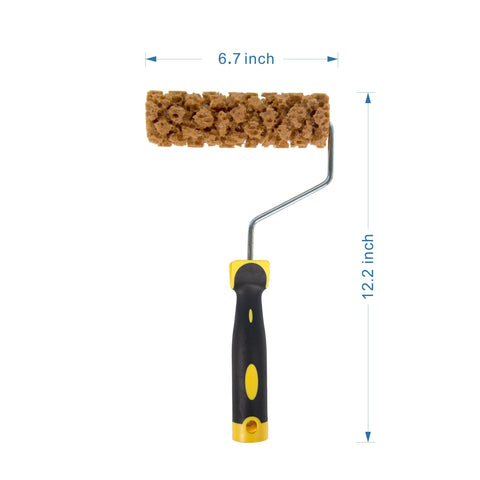 Hanroy washable sponge roller for repeated decorating projects.