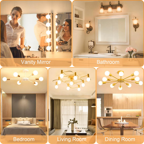 Hansang G25 vanity lighting 8-pack for complete bathroom refresh