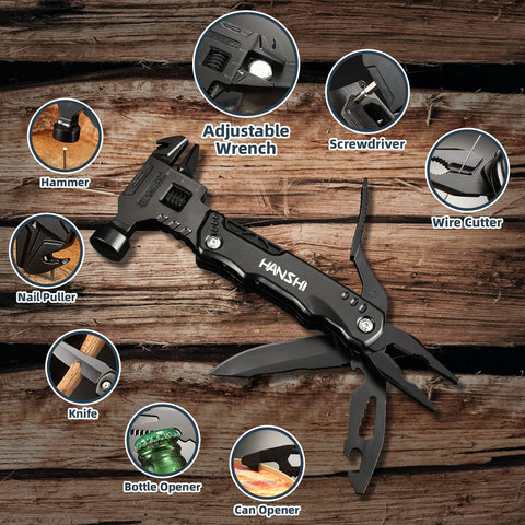 HANSHI outdoor camping tools in action, demonstrating versatile applications in field tasks.