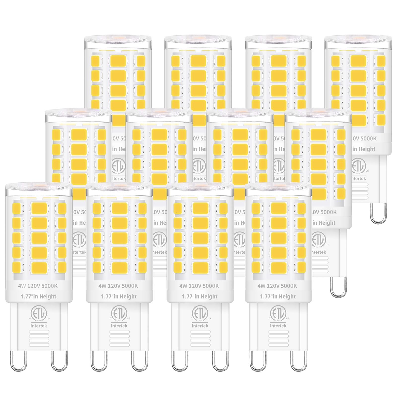 Hansnag G9 LED bulb fits G9 bi-pin sockets in crystal fixtures.