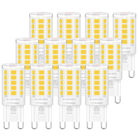 Hansnag G9 LED bulb fits G9 bi-pin sockets in crystal fixtures.