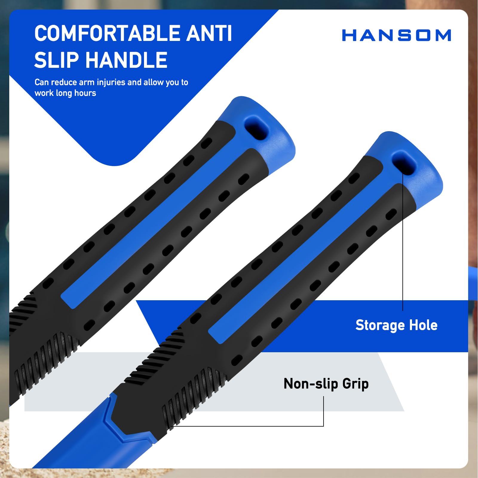 HANSOM 5-Pack sledge hammer for heavy-duty demolition and breaking apart.