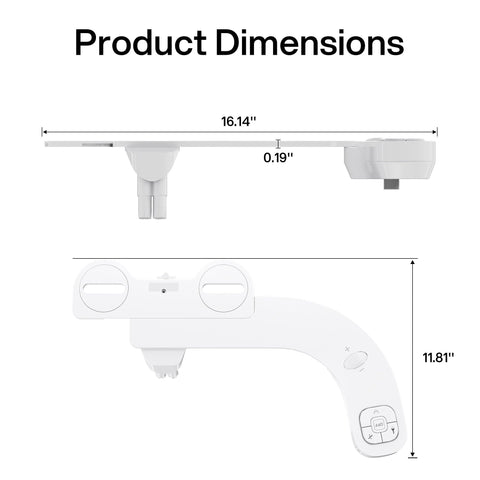 Durable ABS construction maintains slim profile over time