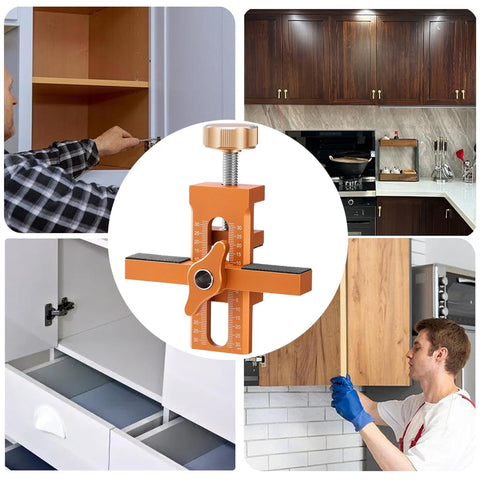 Hanzapor tool works with left and right doors for various cabinets.