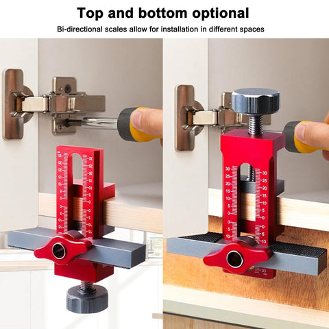 Hanzapor left and right door compatibility image showcases wide cabinet fit.