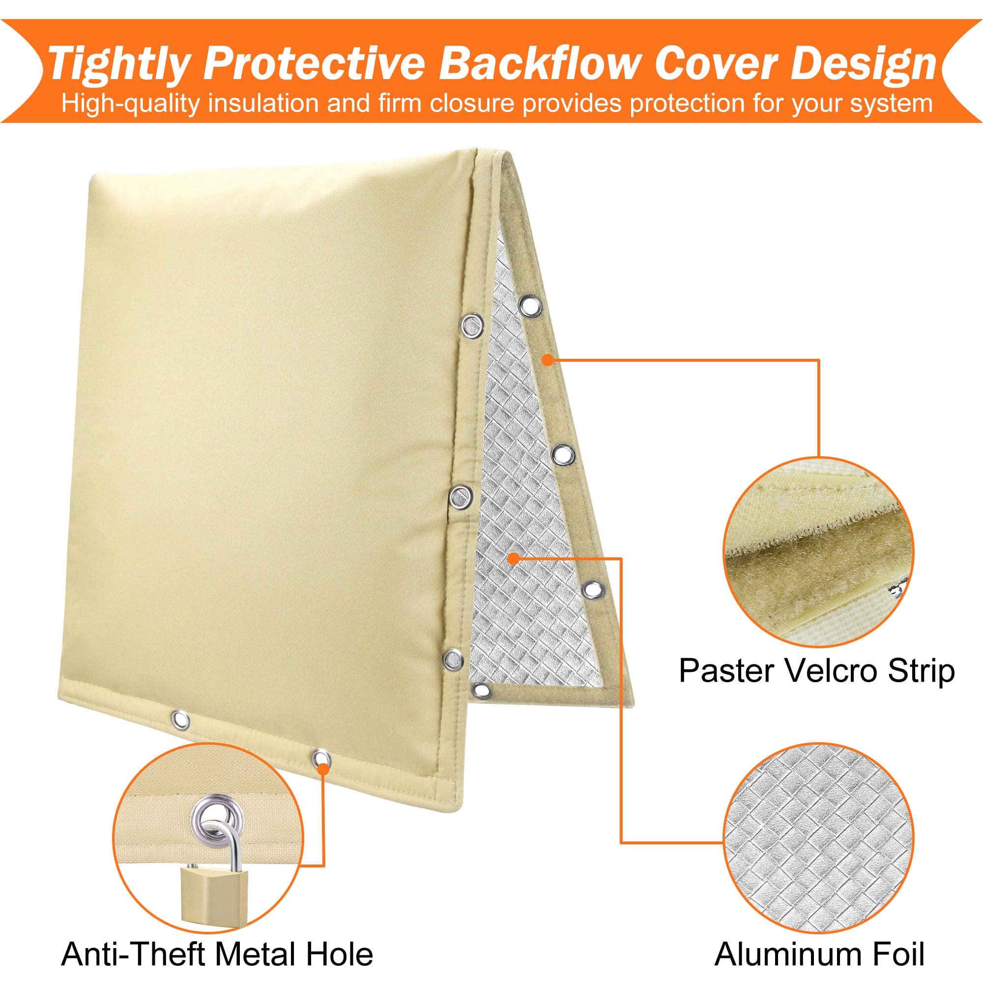 Haoall multipurpose backflow cover suitable for sprinklers and well pumps