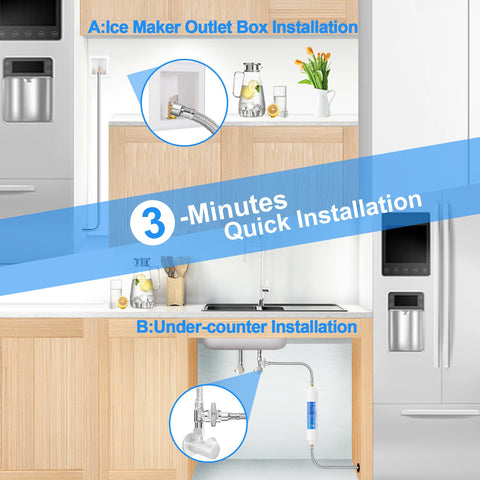 HAOCHEN easy installation with leak free connections for busy kitchens