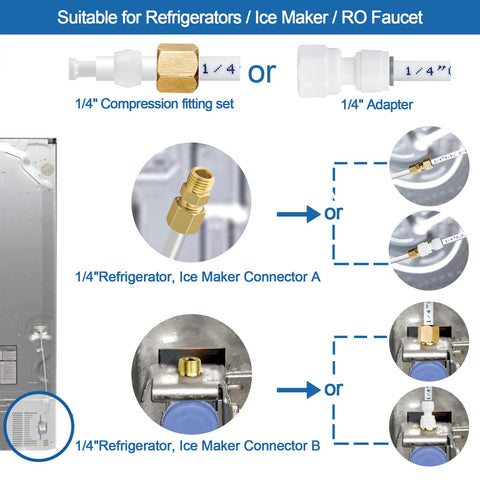 HAOCHEN feed water adapter shows versatile compatibility with filters.