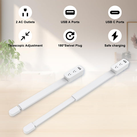 haodsso outlet extender wall mount velcro keeps outlets accessible without tools
