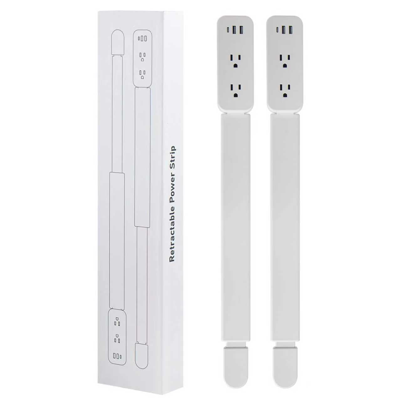 haodsso outlet extender rotates 180°, easy access to outlets behind furniture
