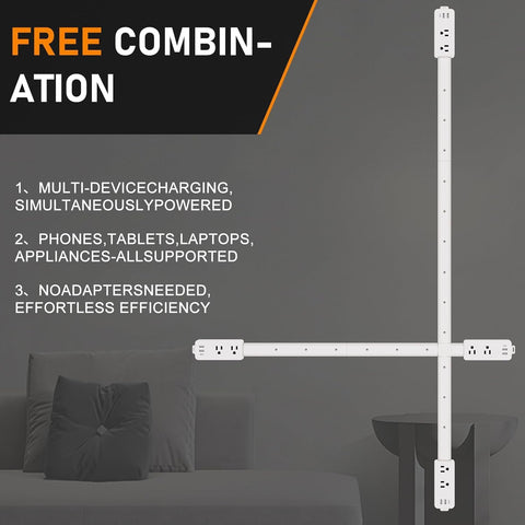 Haodsso Outlet Extender Stick fire-resistant materials for safety and durability.