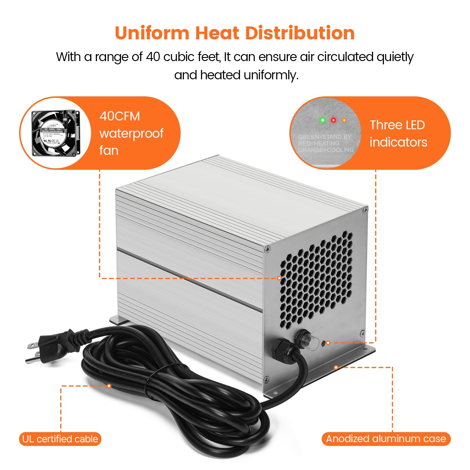 Haoguo anodized aluminum housing resists corrosion in saltwater