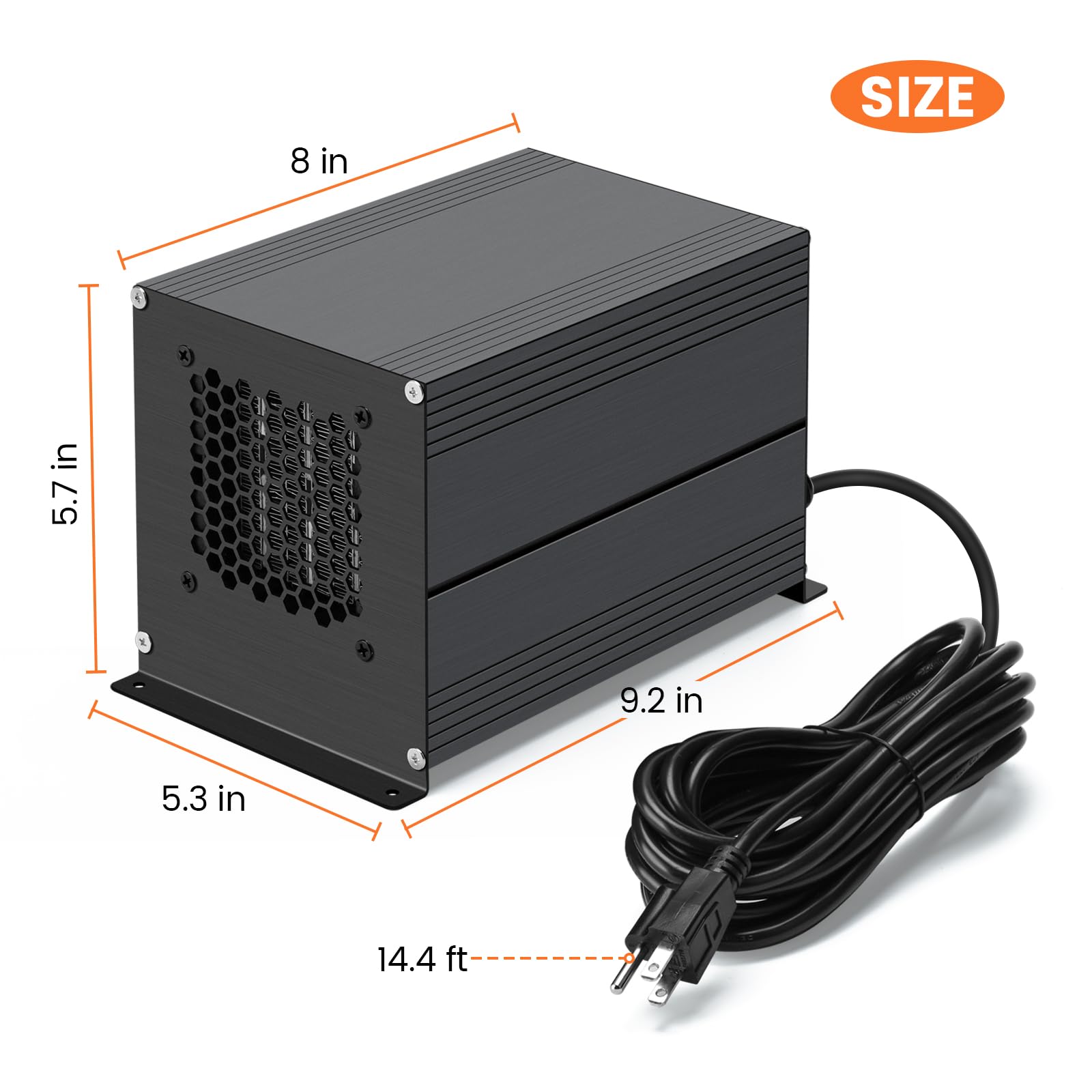 Haoguo cabling and mounting area shows tidy setup for reliable operation.