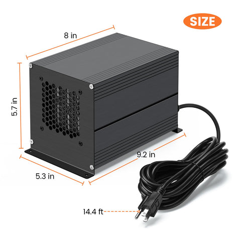 Haoguo cabling and mounting area shows tidy setup for reliable operation.