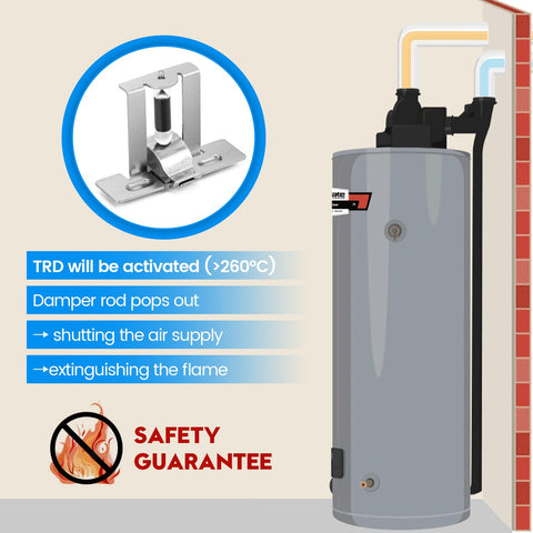 Haoguo FVIR kit compatible with Rheem water heaters for reliable setup.