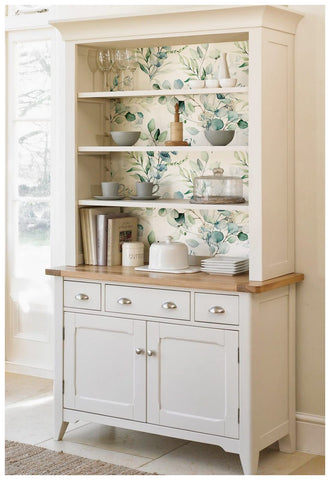 HAOKHOME waterproof matte finish wallpaper for bathrooms and laundry spaces.