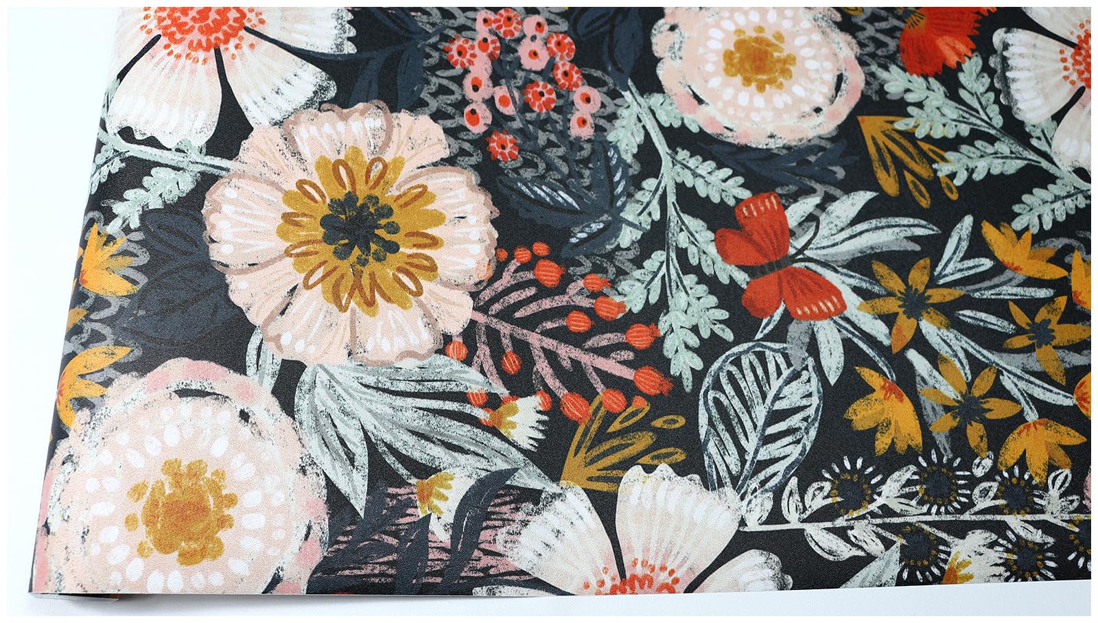 HAOKHOME bathroom-friendly wallpaper suitable for smooth, clean surfaces.