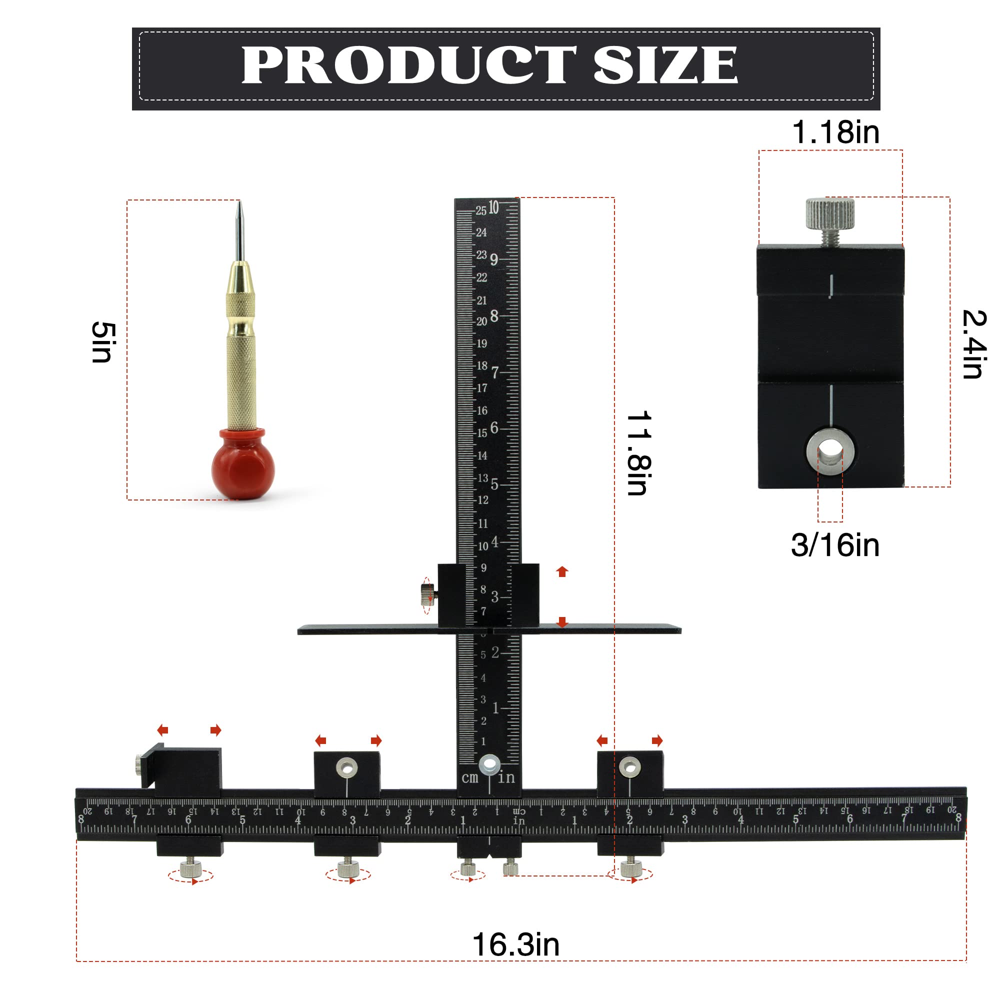 Haootadiy detachable portable template suitable for on-site work.