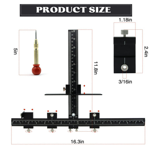 Haootadiy detachable portable template suitable for on-site work.