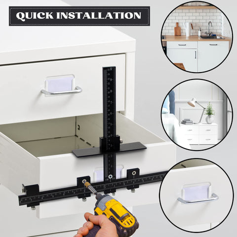 Haootadiy fast drill guide block speeds installation setup.