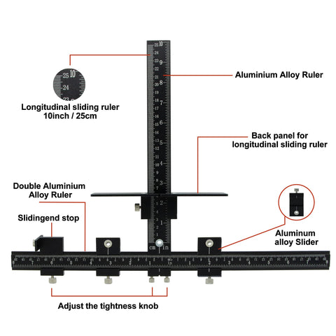 Haootadiy front-mounted clamp handle enables easy clamping.