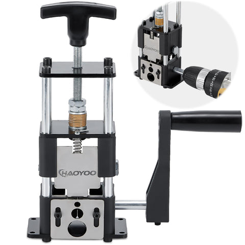 HAOYOO wire stripper machine front view for quick setup and use