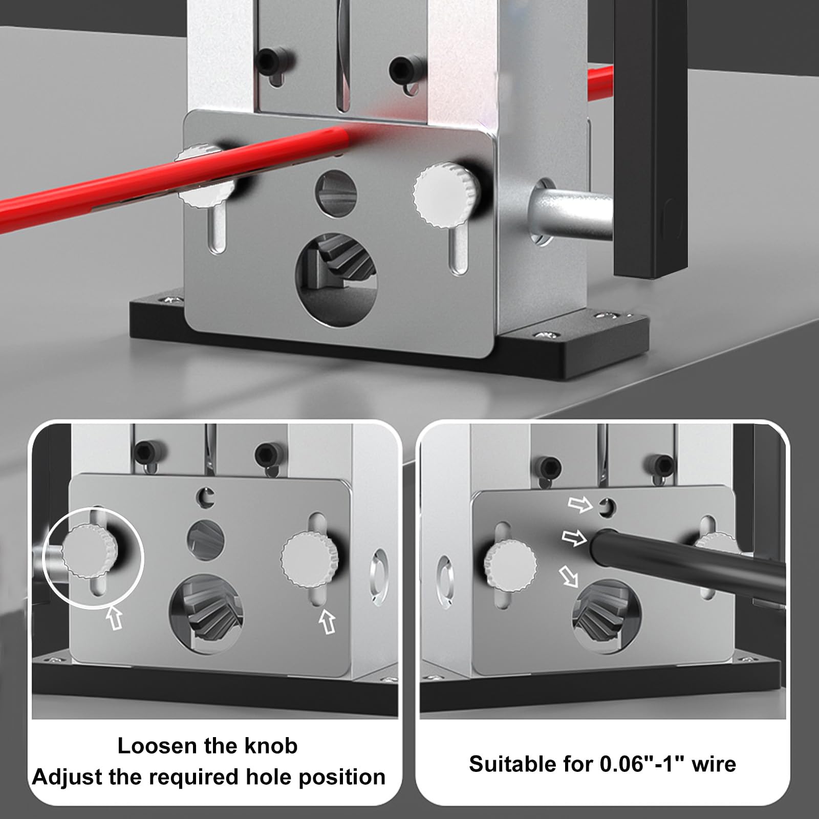 HAOYOO wire stripper range from 0.06 to 1 inch for versatility