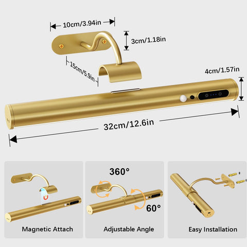 Hapfish dimmable color temperature 3000K-6000K for mood lighting