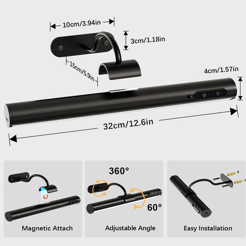 Hapfish magnetic bracket enables quick, tool-free wall mounting.