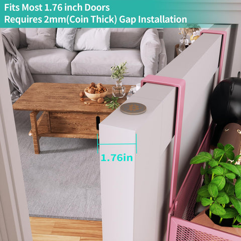 HapiRm bedroom door hanger showing nine hooks