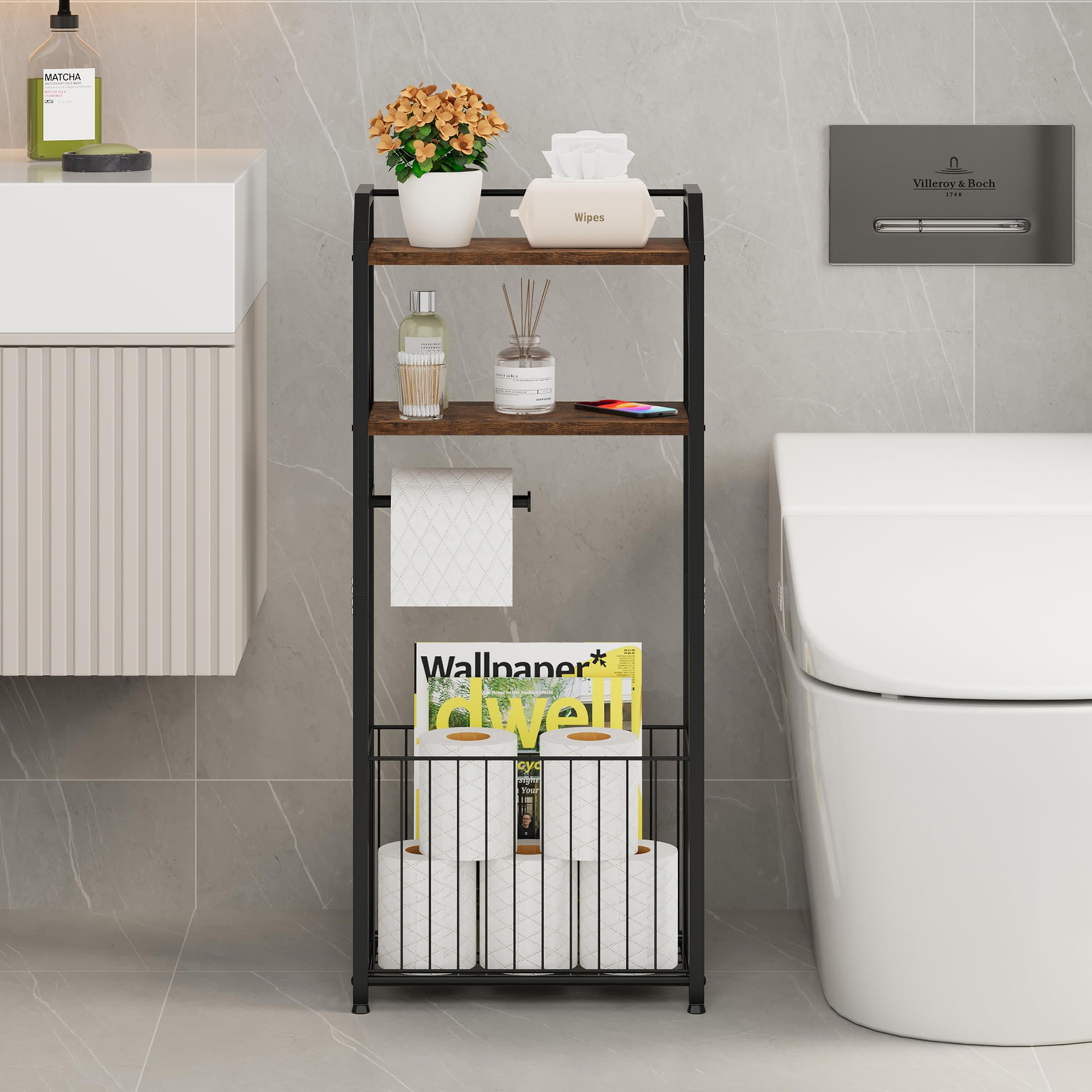 Stable crossbars and X-frame prevent tipping during daily use
