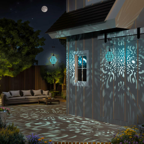 Hapjoy outdoor lanterns ideal for yard and walkway lighting and decoration.