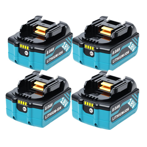 HAPPLYS four-pack 18V 8Ah battery bundle boosts runtime for Makita tools