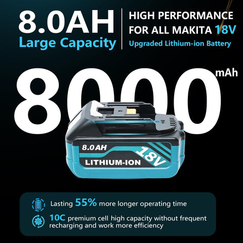 HAPPLYS Makita 18V compatibility across multiple models.