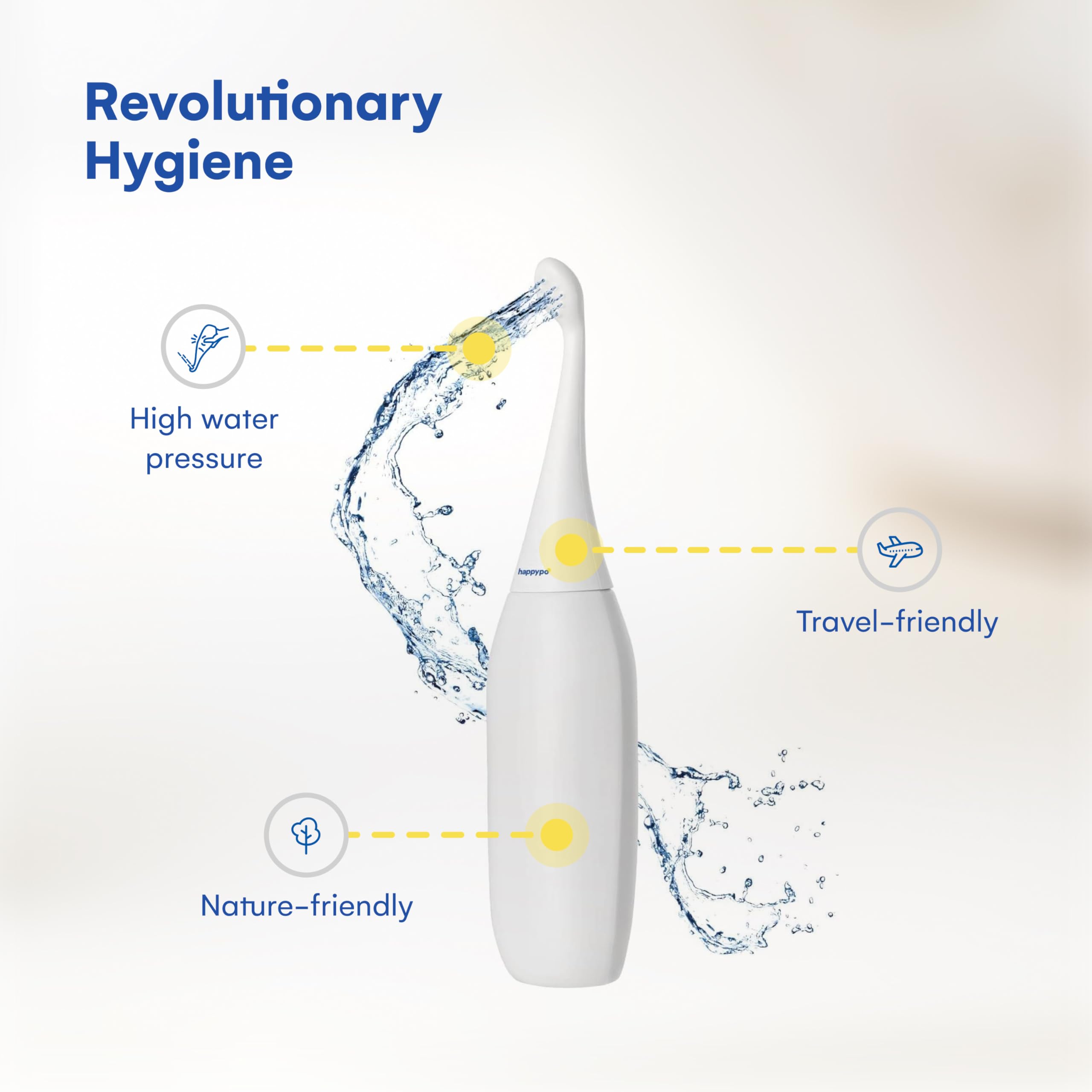 HappyPo postpartum care bidet supports gentle recovery and comfort.