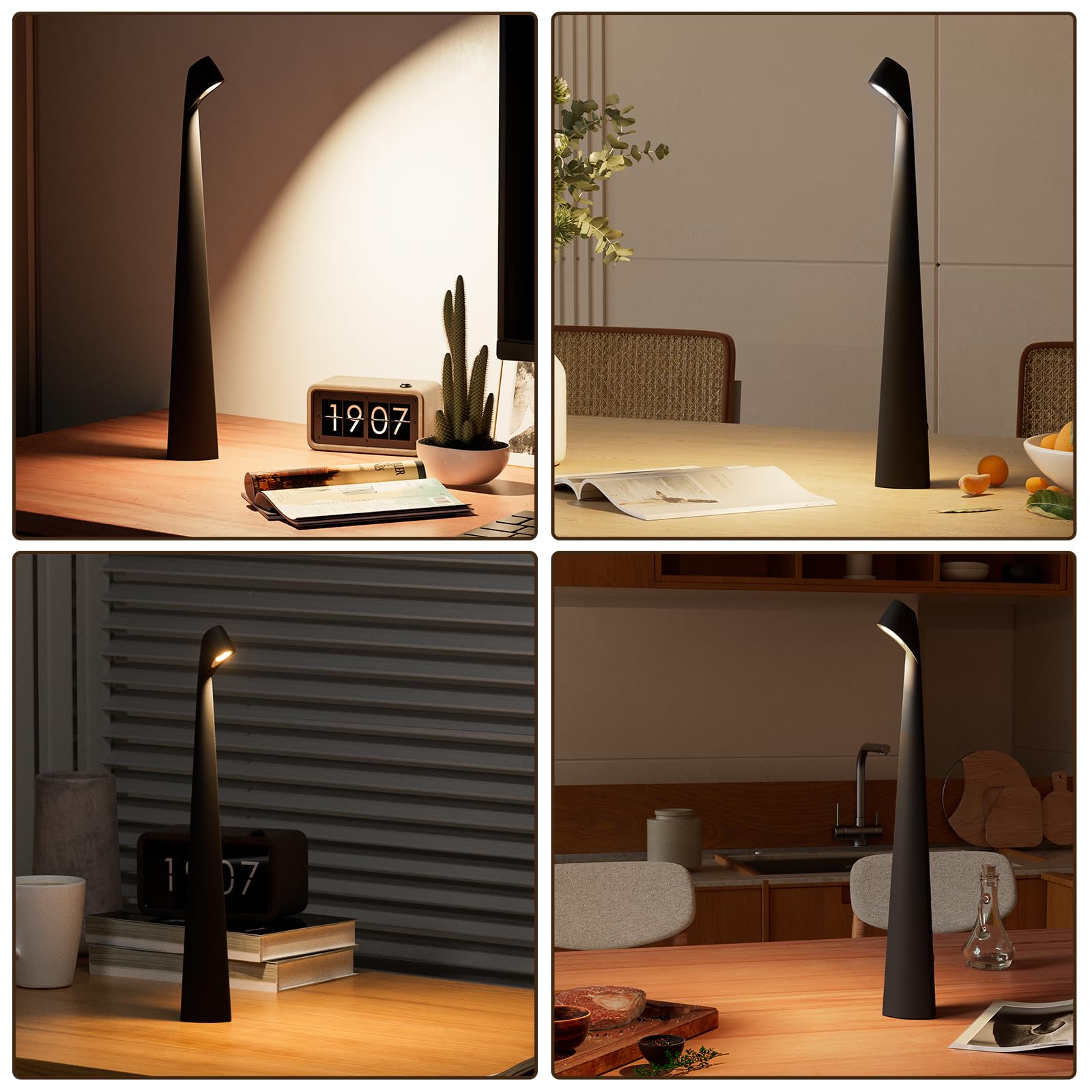 HAPYGI lamp featuring an aluminum body for a premium, durable feel.